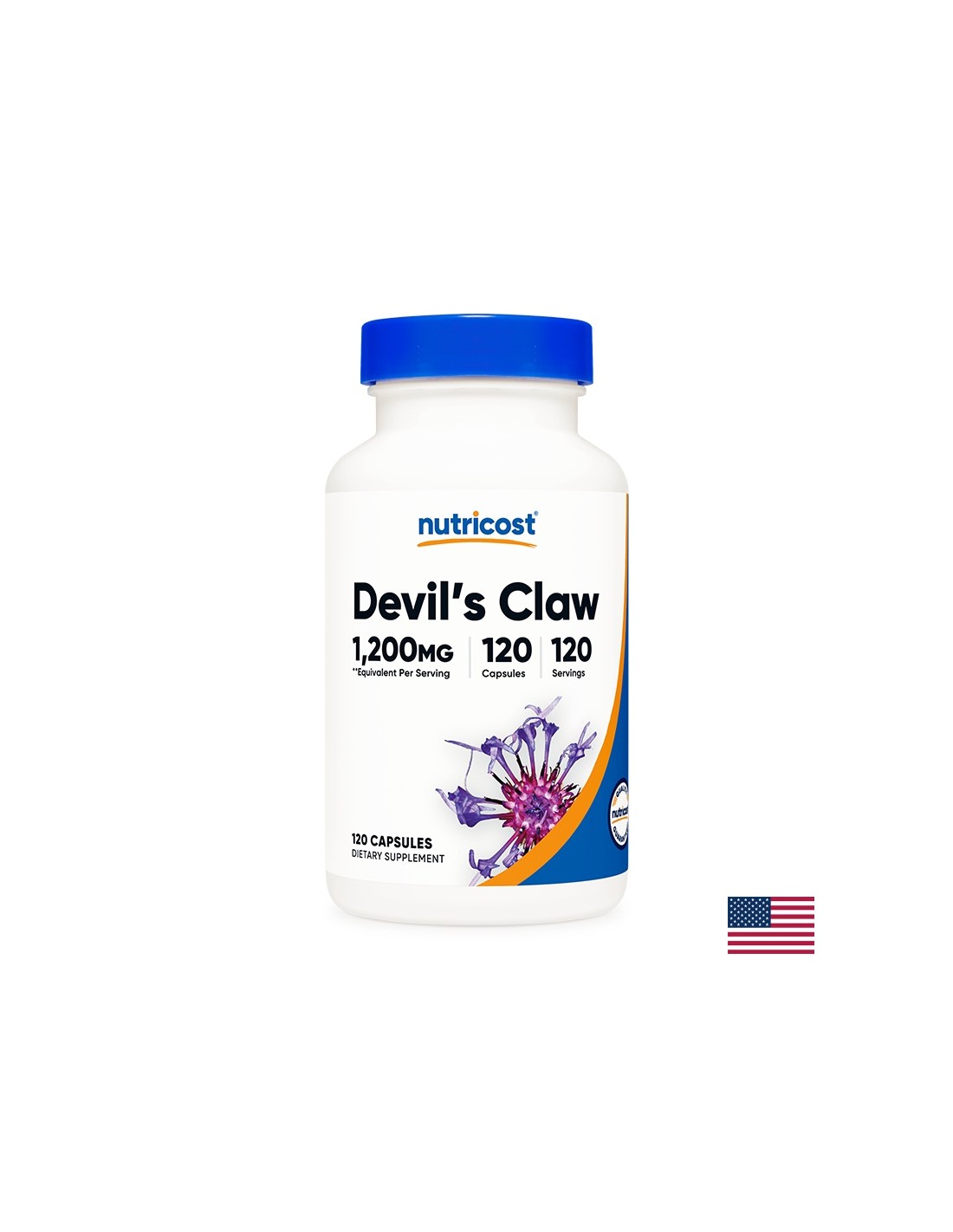 Joints and Immunity - Devil's Claw, 300 mg, 120 Capsules Nutricost