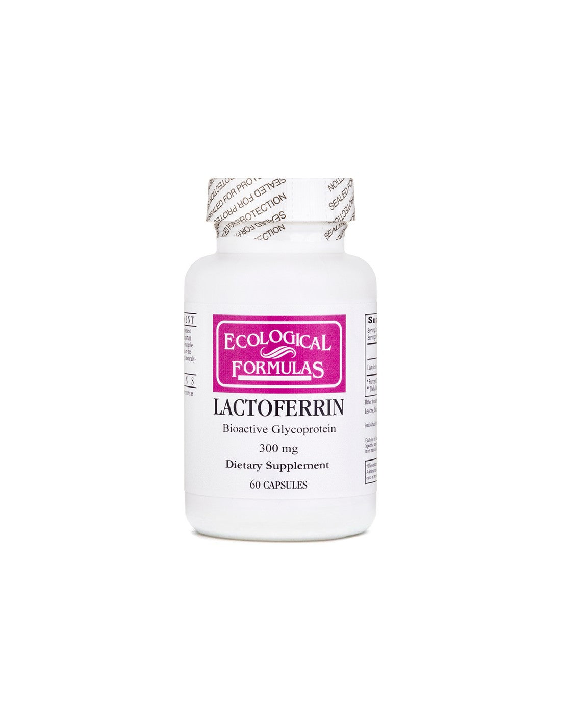 Strong immunity, protection against infections - Lactoferrin - bioactive glycoprotein, 300 mg x 60 capsules