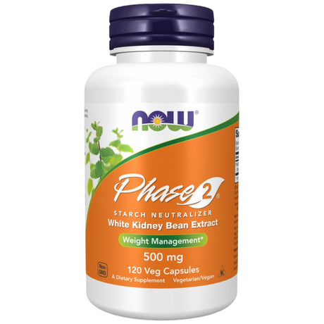 Phase 2® | White Kidney Bean Extract 500 mg - 120 капсули - Feel You