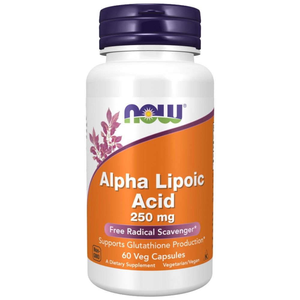 Ácido alfa lipóico 250 mg - 60 cápsulas