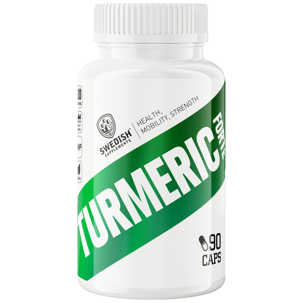 Turmeric forte 500 mg | 95% extract de curcumină cu piper negru - 90 de capsule