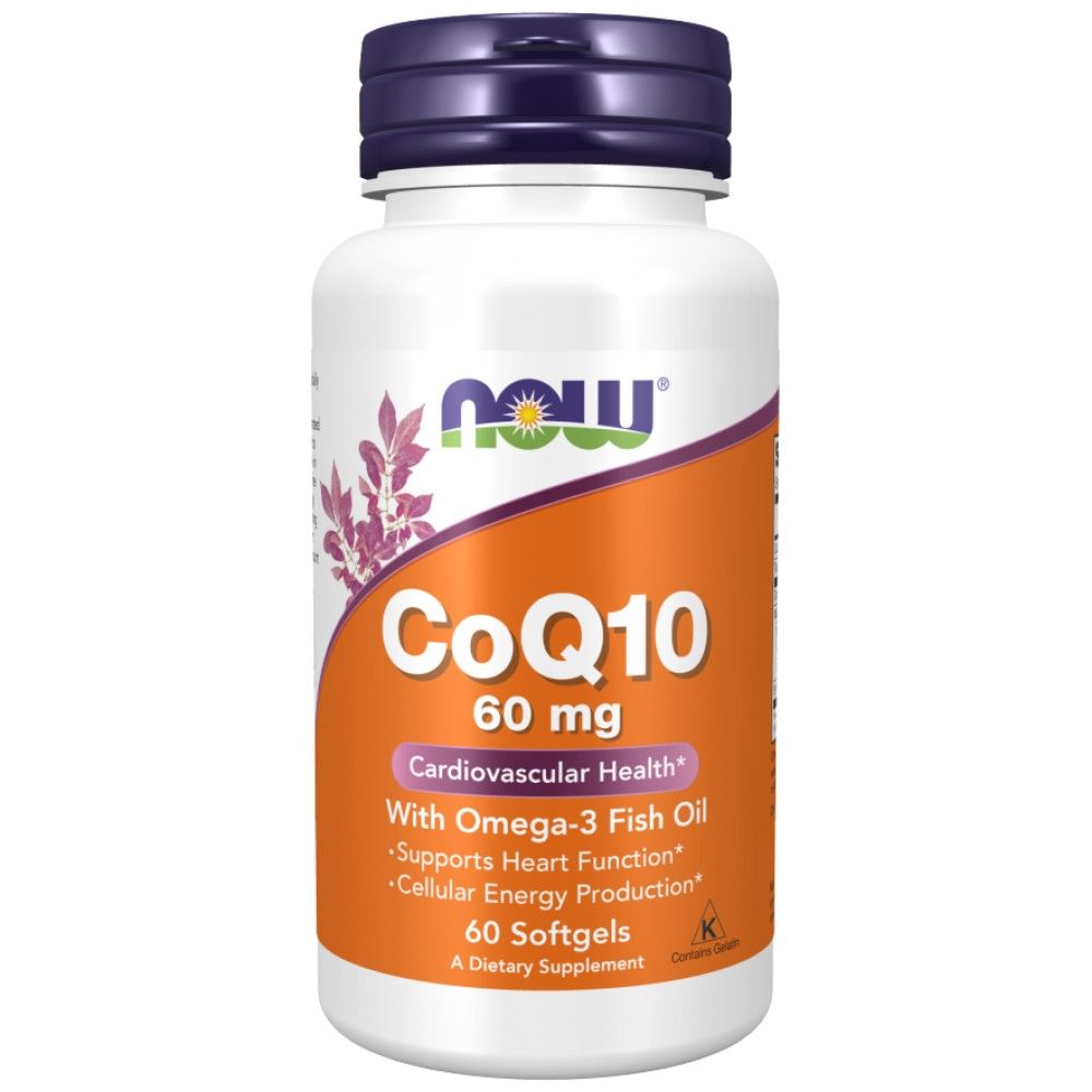 CoQ10 60 mg + Omega 3 - 60 Гел капсули