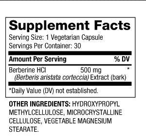 Berberine 500 mg / 30 Vcaps - Feel You