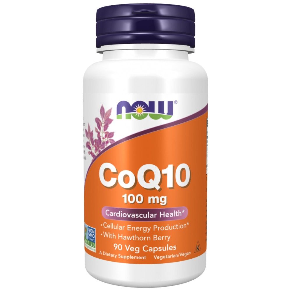 CoQ10 100 mg | Com Hawthorn Berry - 180 cápsulas