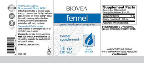 Fennel Liquid Drops / 30 ml - Feel You