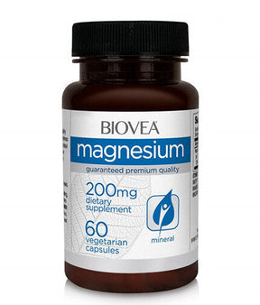 Magnesium 200 mg / 60 Caps - Nutra Best Europe