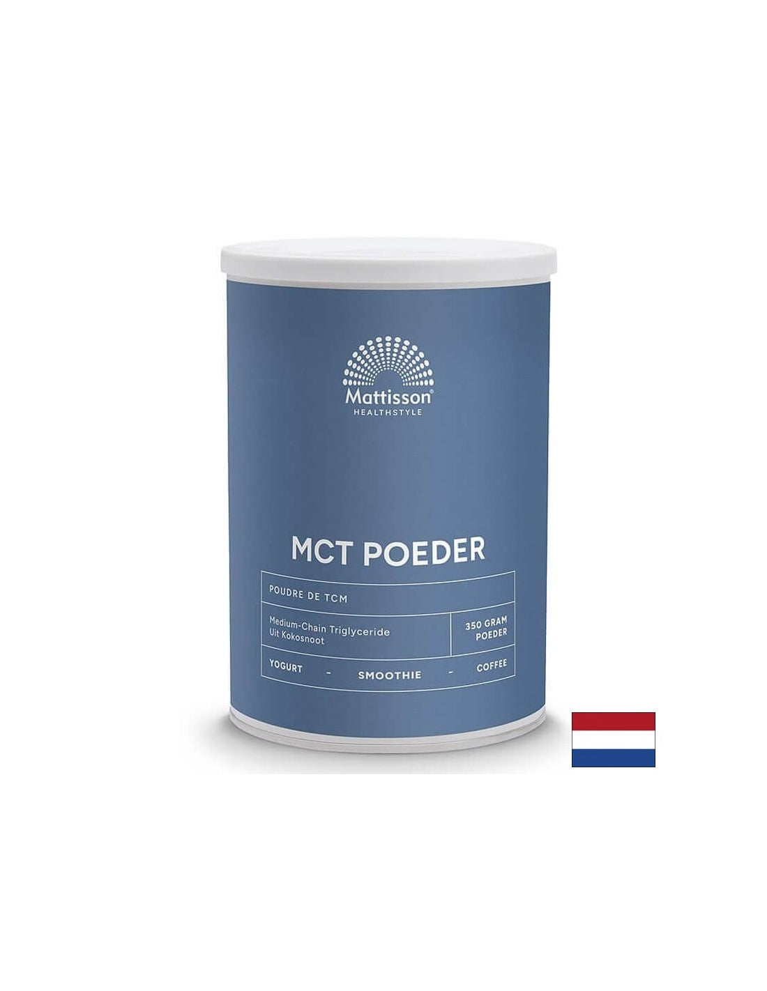Triglicéridos de cadena media en polvo - Coco puro, 330 g <tc>Mattisson Healthstyle</tc>