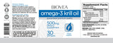 Omega-3 Krill Oil 500 mg / 30 Softgels - Feel You