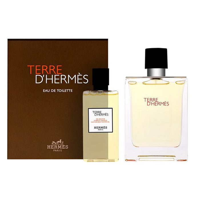 Men's Terre d'Hermès 100ml EDT + 80ML shower gel