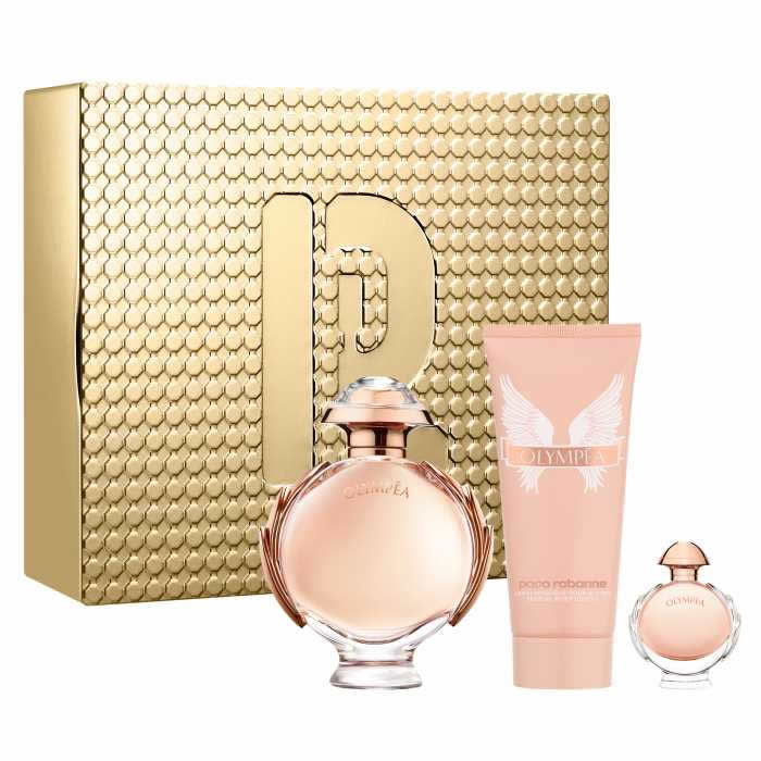 Paco Rabanne Olympéa Eau de Perfume Spray 80ml Set 3 Pieces