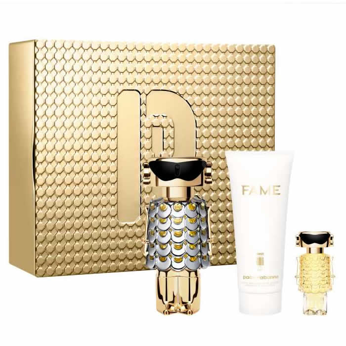 Paco Rabanne Fame Eau De Perfume Spray 80ml Set 3 Pieces