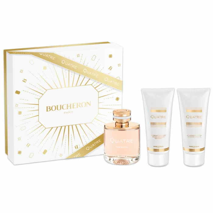 Boucheron Quatre Iconic for Women EDP 100 ML + BL 100 ML + SG 100 ml