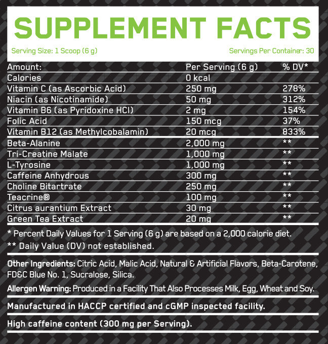 NUKE – Pre-workout - 0.180 KG