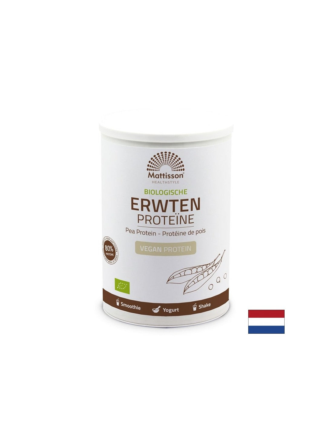 Pea protein Bio, 350 g powder