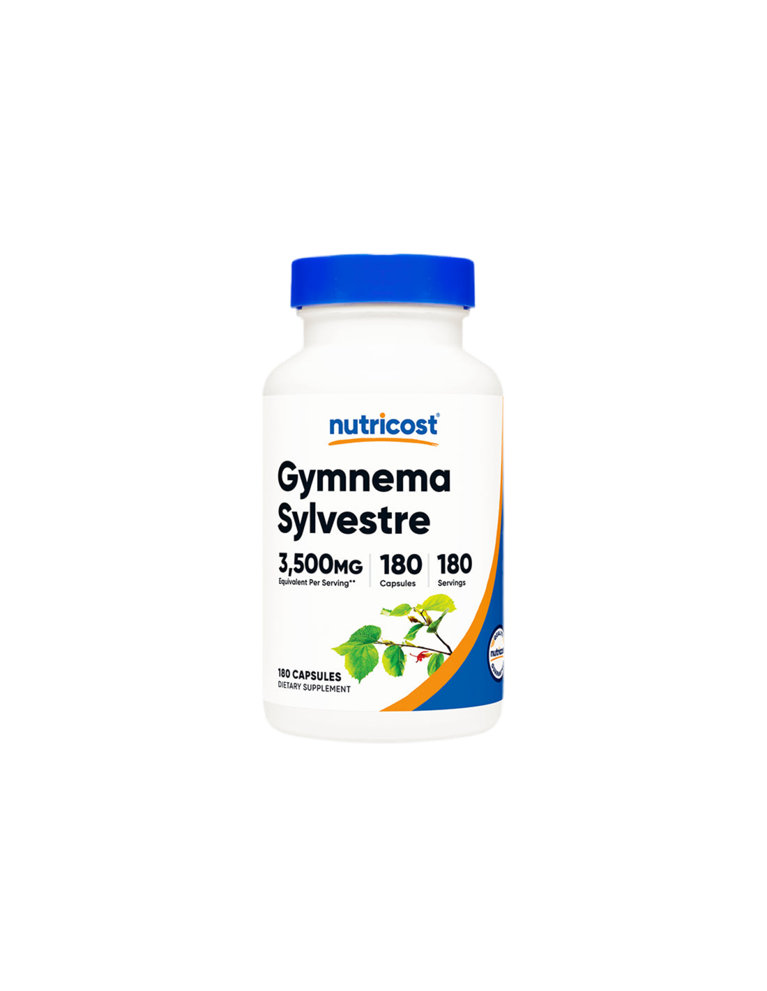 Cukrzyca i poziom cukru we krwi - Gymnema, 3500 mg/180 kapsułek, 180 porcji <tc>Nutricost</tc>