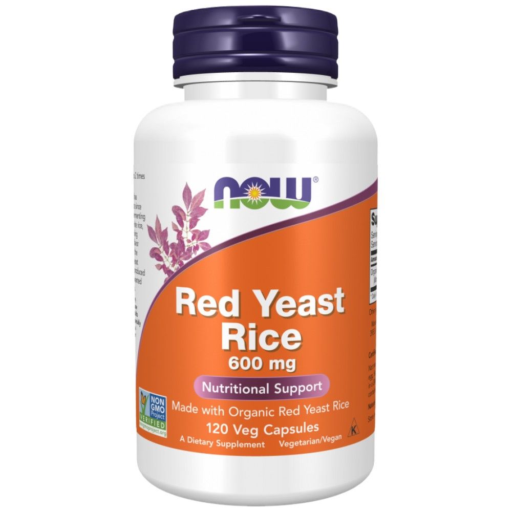 Red Yeast Rice 600 mg - 120 capsules