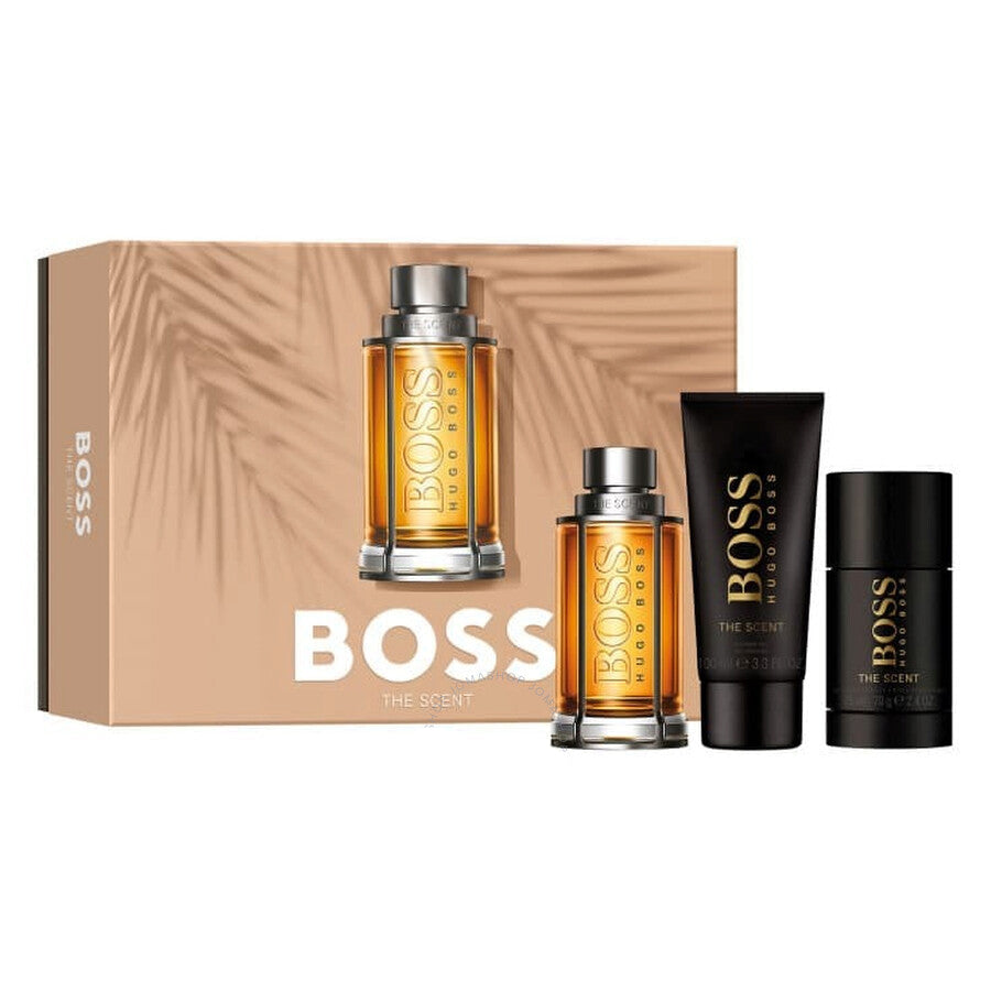 Hugo Boss Kit Scent - 100 ml Apă de toaletă, 100 ml gel de duș și deodorant 75 ml