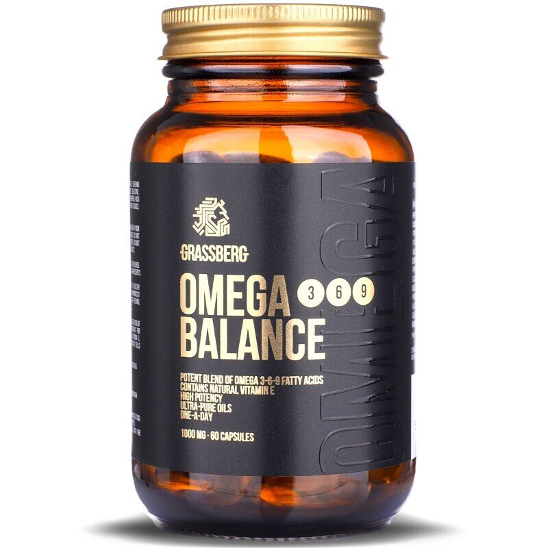 GRASSBERG Omega 3-6-9 Balance 1000 mg  60/90 Caps - Feel You