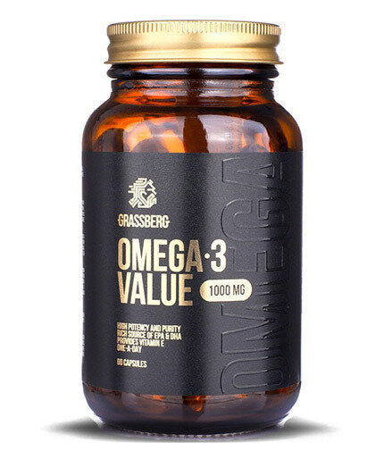 GRASSBERG Omega-3 Value 1000 mg  60/90/120 / Caps - Feel You