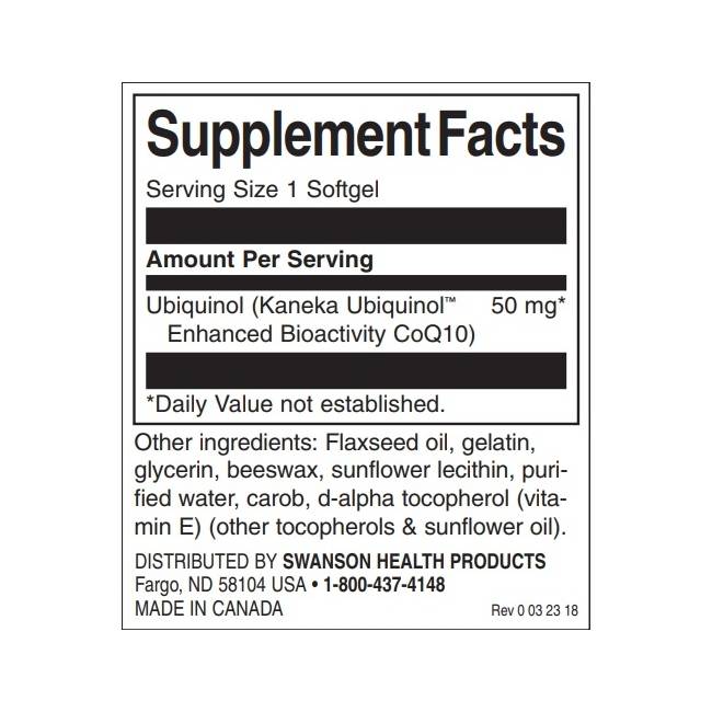 Ubiquinol 50 mg - 60 Gelkapselen