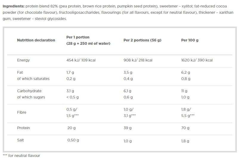 Veggie Protein Complex / Vegan - 500 grams