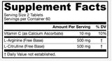 Arginine-Citrulline Sustain  120 Tabs - Feel You