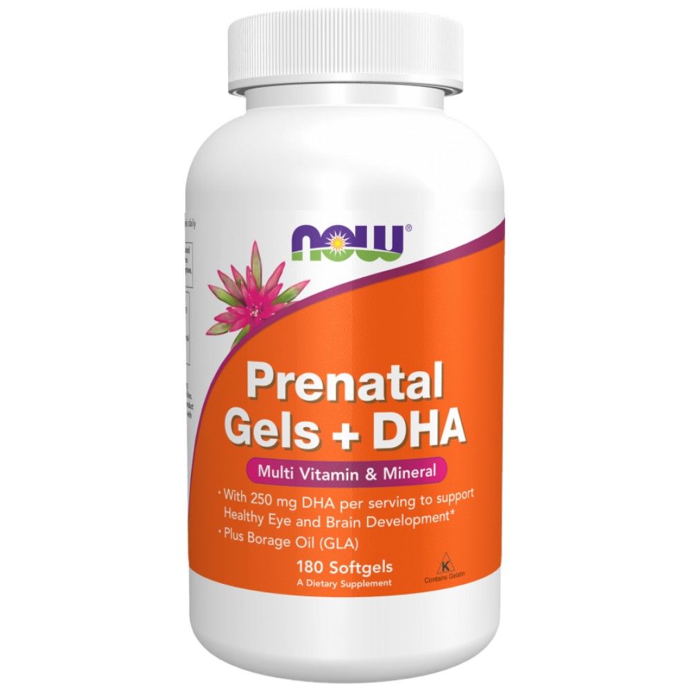 Prenatal + DHA - 180 gel capsules