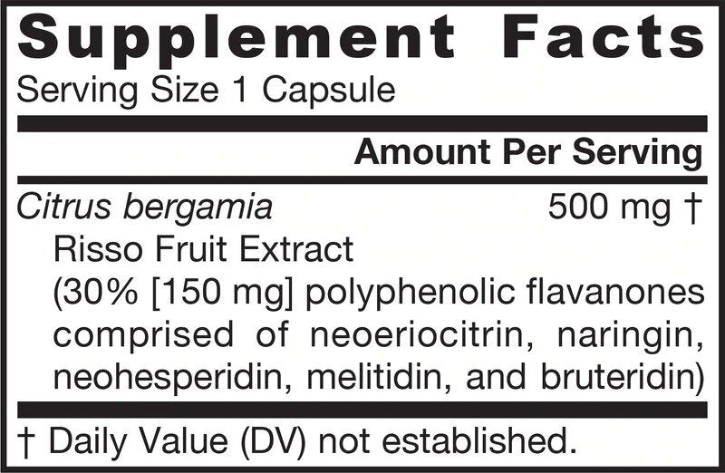 Bergamota citrice 500 mg - 60 capsule