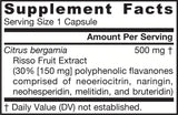 Bergamota citrice 500 mg - 60 capsule
