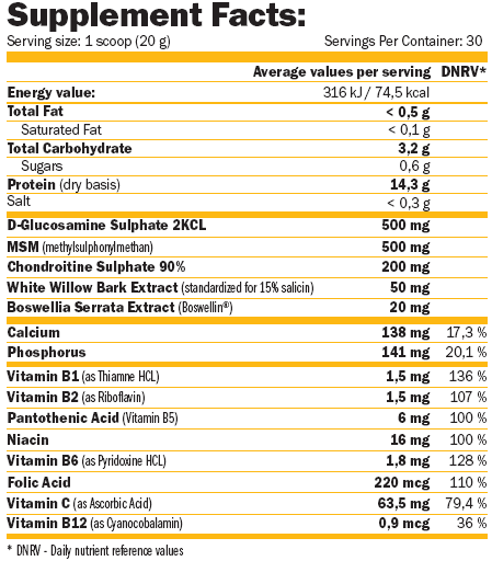 „Osteo Ultra JinTrink / 600G“.