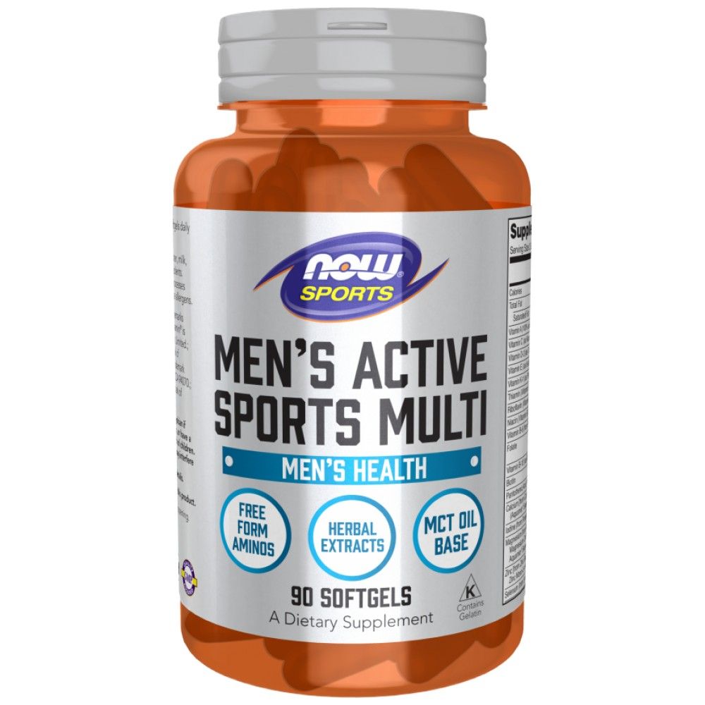 Men's Active Sports Multi - 90 Гел капсули