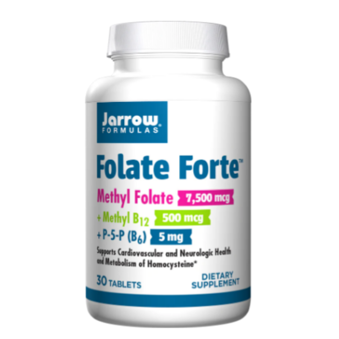 Folate Forte - Methyl Folate + Methyl B12 + P-5-P - Фолат 30 таблетки - Feel You