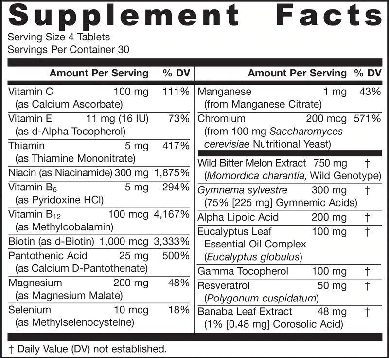 Glucose Optimizer - 120 Tablets