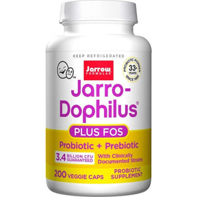 Jarro-Dophilus®+FOS (3.4 B. CFU) / 200 Caps - Nutra Best Europe