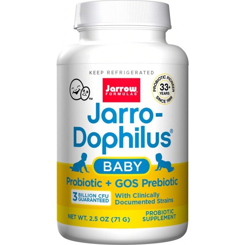 Jarro-Dophilus Baby Probiotic + GOS Prebiotic - Пробиотик за Деца - 71 грама - Feel You