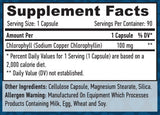 Chlorophyll 100mg. 90 Vcaps - Feel You