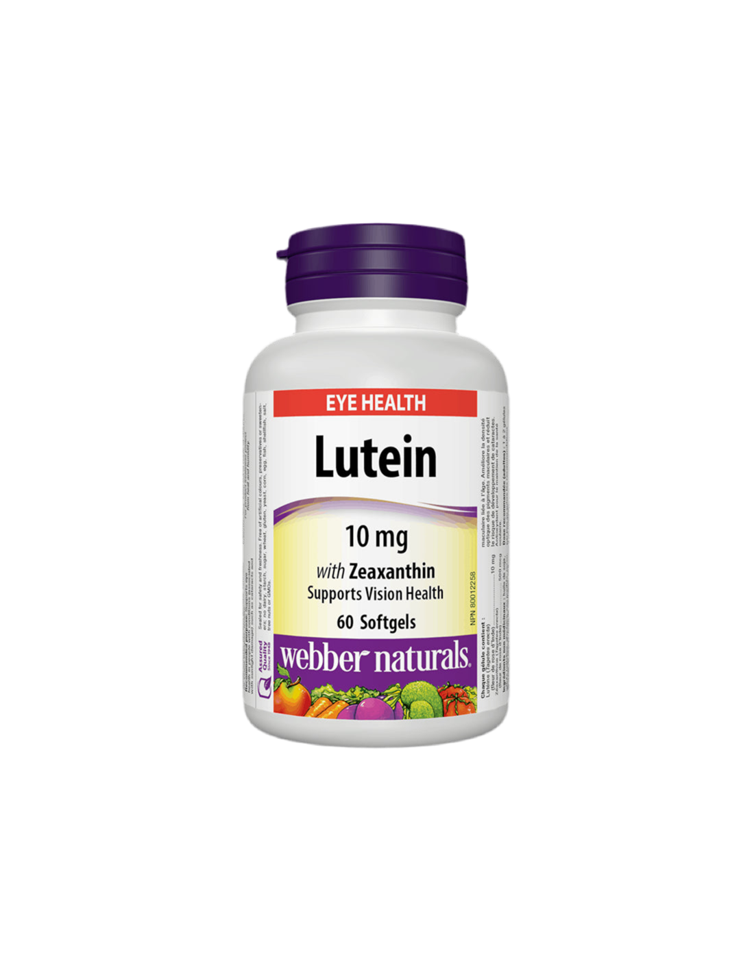 Lutein with Zeaxanthin / Лутеин и зеаксантин 10 mg, 60 софтгел капсули - Feel You