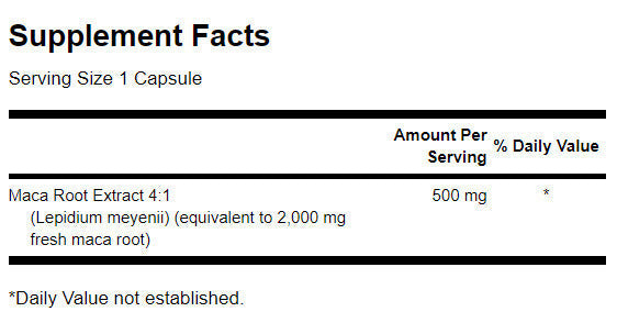 Maca 500 mg - 60 tobolek