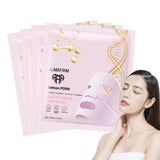 Korean face mask with salmon DNA, peptides, collagen, panthenol and niacinamide - 4 pieces in a box