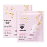 Korean face mask with salmon DNA, peptides, collagen, panthenol and niacinamide - 4 pieces in a box