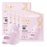 Korean face mask with salmon DNA, peptides, collagen, panthenol and niacinamide - 4 pieces in a box