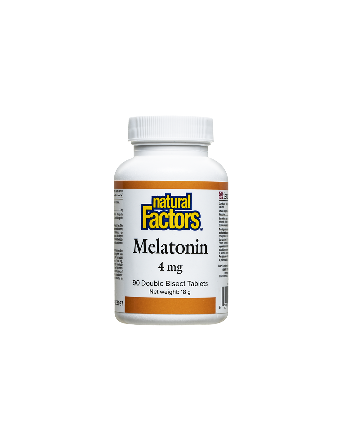 Insomnia - Melatonin, 4 mg x 90 tablets, with 2 divisions