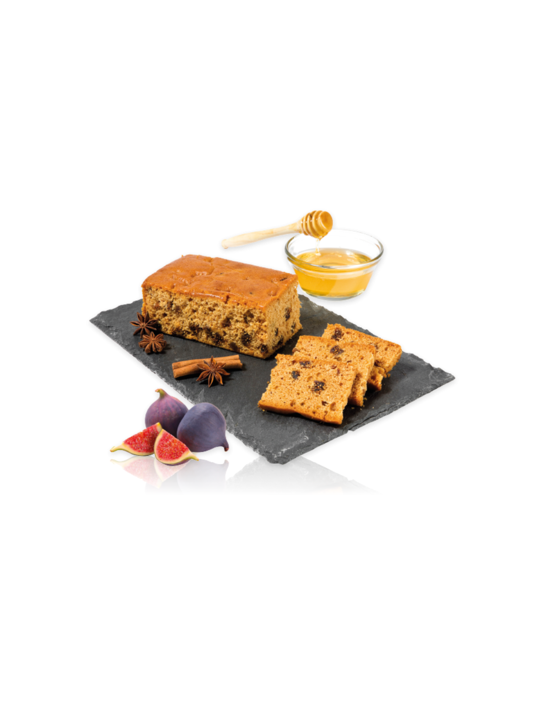 Prancūzų vario duona su figos krokantine, 40% vario, 18% figų, 250 g