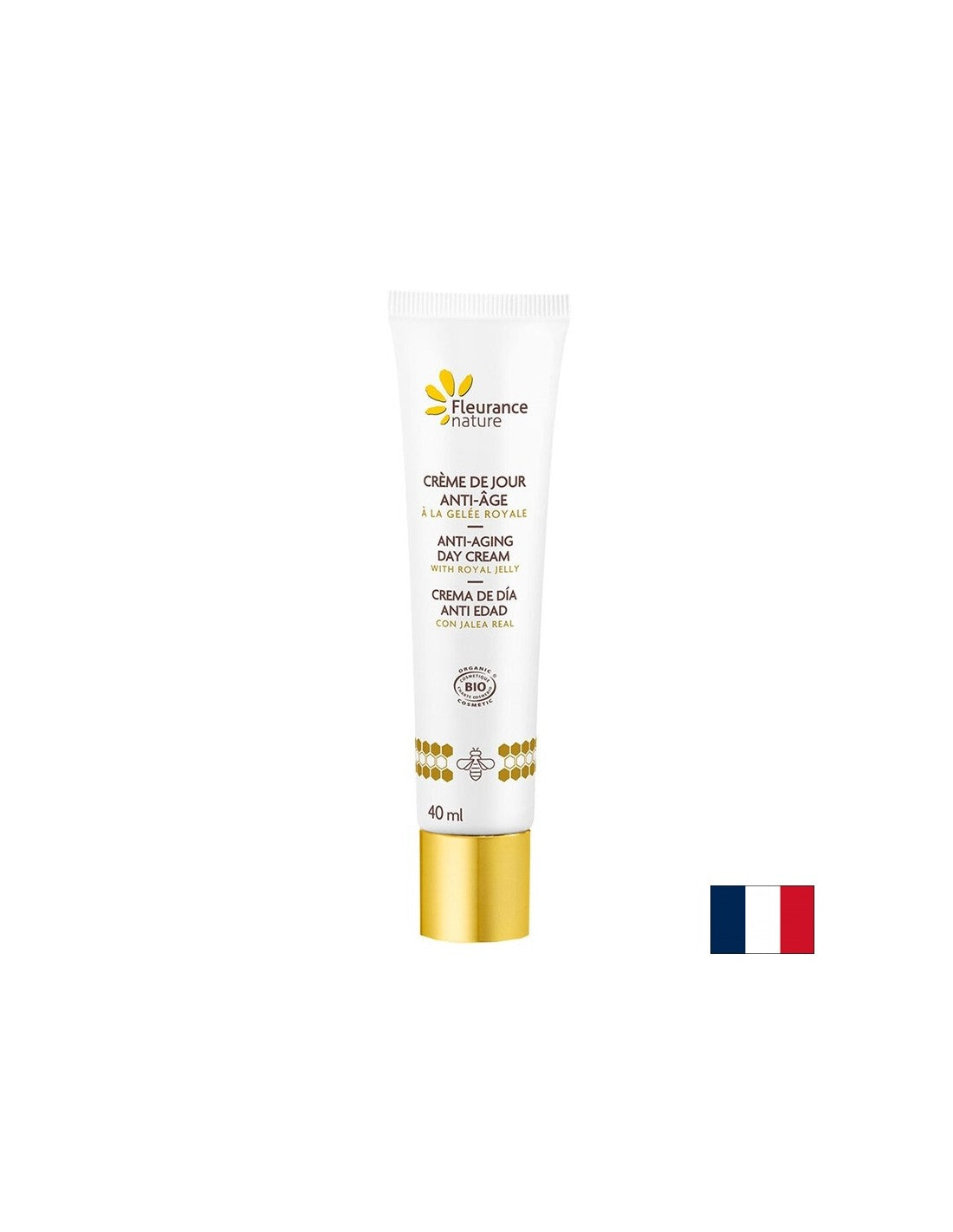 Anti-aging day face cream with organic royal jelly, 40 ml Fleurance Nature