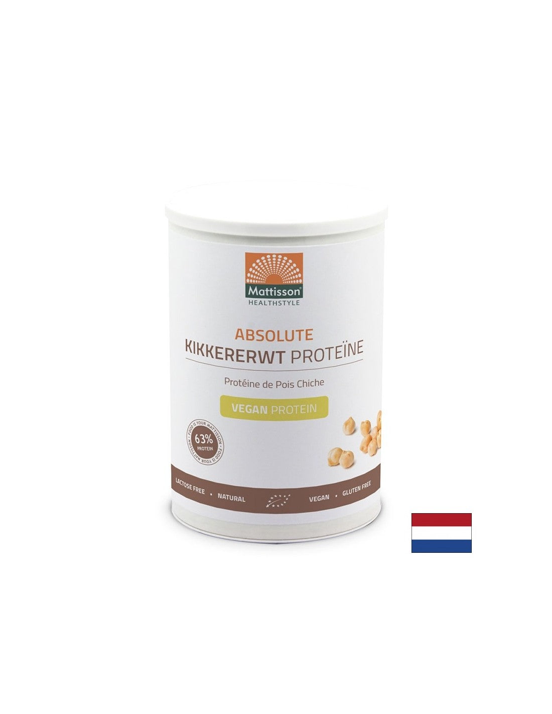 Proteína de garbanzos en polvo 400 g <tc>Mattisson Healthstyle</tc>