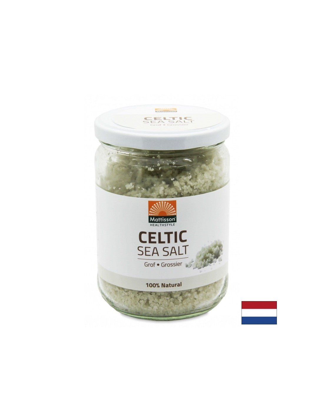 Keltų jūros druska (didelė), 400 g „Mattisson HealthStyle“