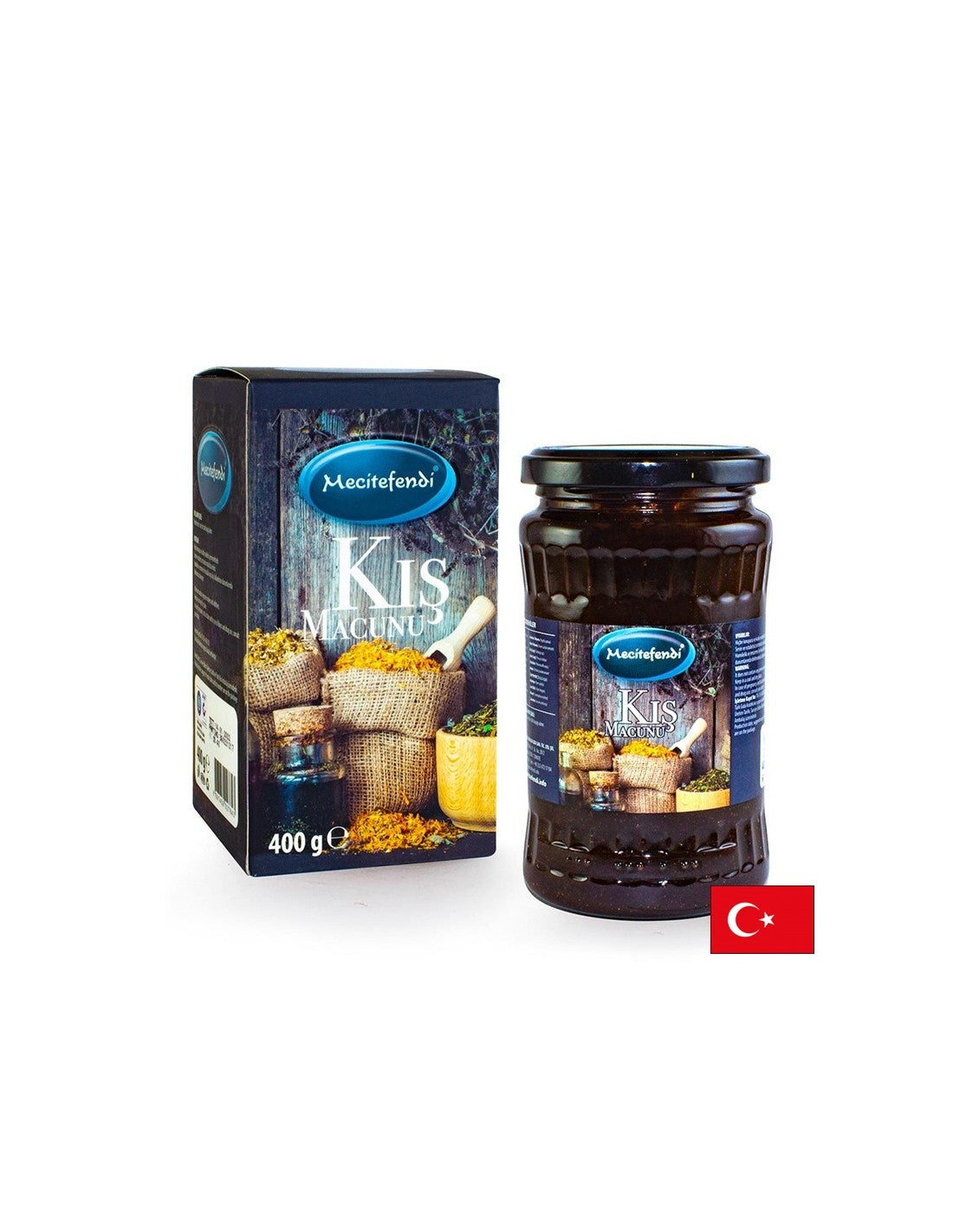Winter herbal paste with carob against colds and flu, 400 g