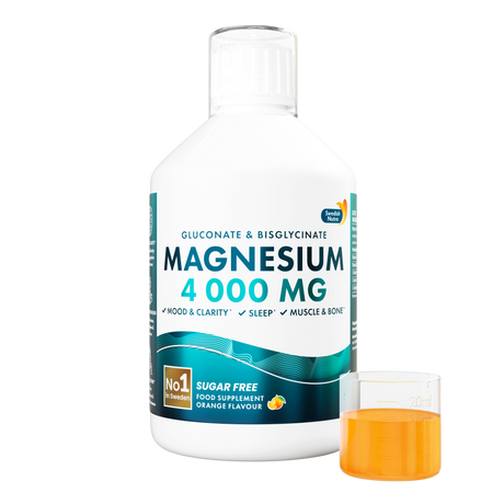 Течен Магнезий 4000 mg 2-в-1 – За фокус, сън и антистрес ефект - Nutra Best Bulgaria