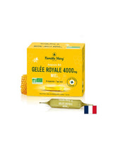 Inmunidad y energía - Royal Jelly 4000 Mg + Bee Flower Honey, 14 ampolas para beber x 15 ml de biografía