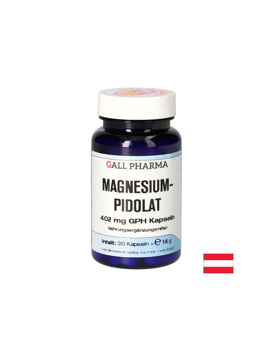 Muskel, Häerz an Nervensystem - Magnesium (Pidlat), 402 mg x 30 Kapselen